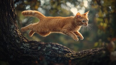 Kočky – mistři rovnováhy a akrobacie