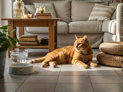 Kočka a horké dny: Prevence, příznaky a první pomoc