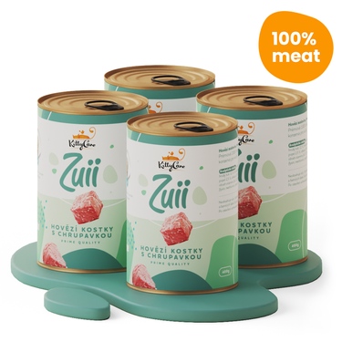 4x Hovězí kostky s chrupavkou, 4x400 g