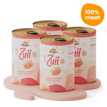 4x Kuřecí prsa bez kosti, 4x400 g