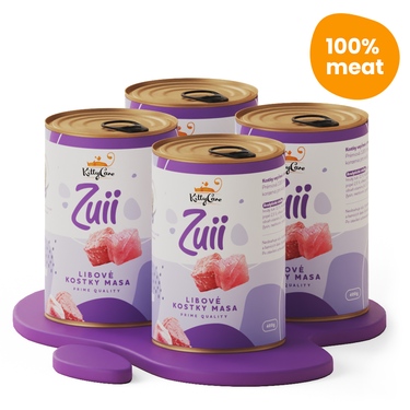 4x Kostky libové svaloviny, 400 g