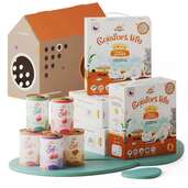 4x stelivo Full House, 4x6 l + 6x konzerva Zuii, 6x400 g