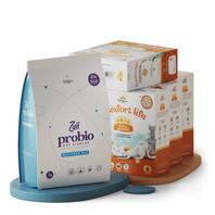 4x stelivo Full House, 4x6 l + 1x Probio krmivo NEUTERED, 2 kg